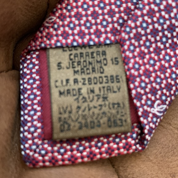 LOEWE ♥️ Silk Logo Tie - Picture 5 of 6